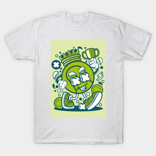 Design 48 Tennis King T-Shirt by Hudkins